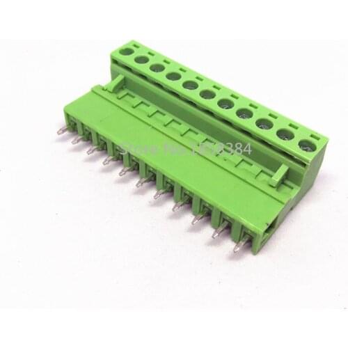 FREE SHIPPING 100PCS 2EDG-5.08-11P + 2EDGV-5.08-11P 2EDG 2EDGV 11Pin 5.08mm Straight Pin Plug-in Screw Terminal Block ROHS