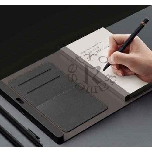 Anytek L9S Fingerprint Lock Multi Function Management Book Plan Notepad Agenda Business Meeting Notebook Planner Pen Memo Pad