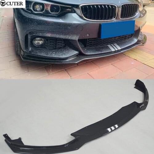 F32 4series end cc Carbon Fiber Front Bumper Lip diffuser for BMW F32 F33 F36 435i M-TECH bumper