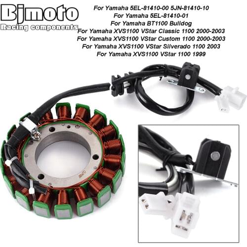 BJMOTO Engine Stator Coil For Yamaha BT1100 Bulldog 5EL-81410-01 5JN-81410-10 Motorcycle Magneto Generator Engine Stator Coil