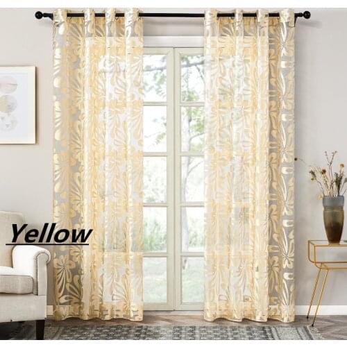 Geometric Modern Window Sheer Curtain for Living Room the Bedroom Kitchen Window Treatments Draperies