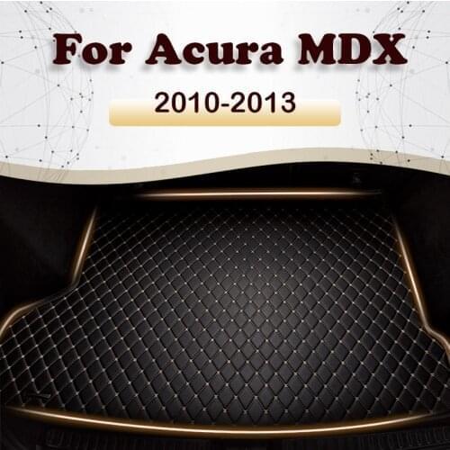 Car trunk mat for Acura MDX Seven seats 2010 2011 2012 2013 Cargo Liner Carpet Interior Parts Accessories Cover