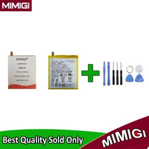 Toolsets + Original High Capacity C11P1511 Battery For ASUS Zenfone3 Ze552kl Z012da Z012de 2900mAh Straight line