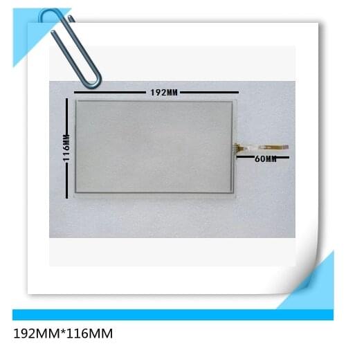 New 8 inch 192*116 192*117 car DVD navigation four-wire resistance touch screen 192MM*116MM free shipping