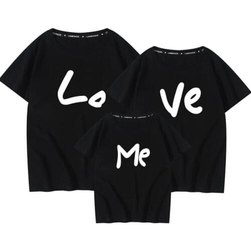 New LOVE Couple T Shirts Matching Family Clothes Summer Good Cotton Short Sleeve Purple 5XL Men Big Top Tee Shirt