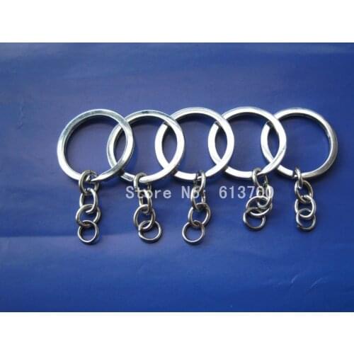 Wholesale Key Chain Diy accessories 28mm key ring keychain keyring extend chain for Car key , 500 pcs Free Shipping by DHL