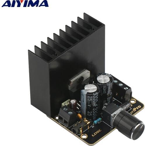 AIYIMA TDA7377 Audio Amplifier Board 35W*2 Dual Channel Stereo Power Amplifier Car AMP Home Sound Theatre