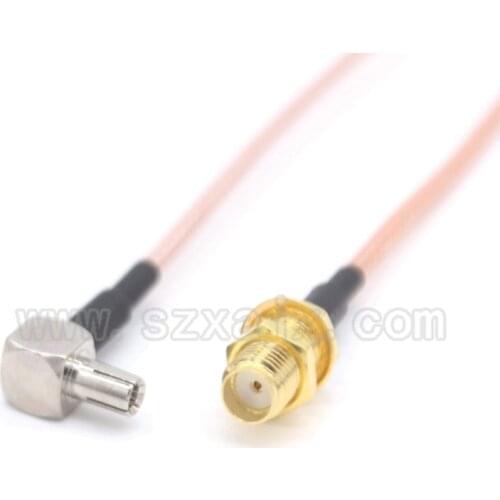 RF Coaxial cable SMA to TS9 connector SMA female to TS9 right angle RG316 Pigtail cable 15cm fast ship