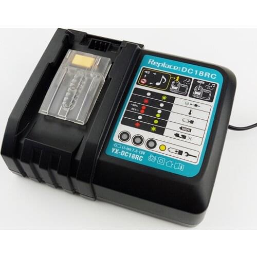 DC18RC 7.2V-18V Rapid Power Tools Battery Charger Tool Li-ion Charger for Makita Power Tool Battery DC18RA DC18RC DC7100