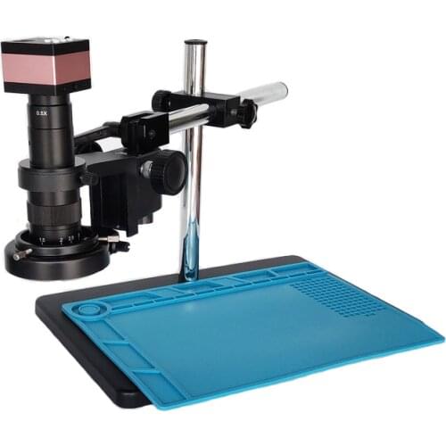 180X 300X C-Mount zoom magnifier lens 16MP 1080P SONY sensor HDMI Industrial Digital Video Microscope PCB Cell phone repair kit