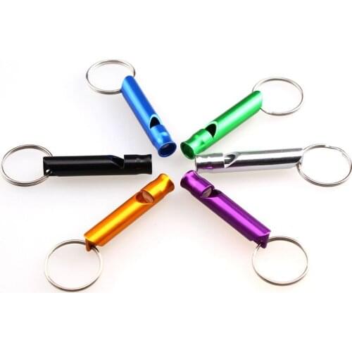 3pcs/lot Outdoor Metal Multifunction Whistle Mountaineering whistle Whistle for survival in the wild for Camping Hiking Sport