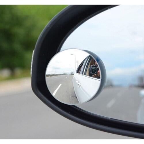 360 Degree HD Blind Spot Mirror Adjustable Car Rearview Convex Mirror for Car Reverse Wide Angle Vehicle Parking Rimless Mirrors