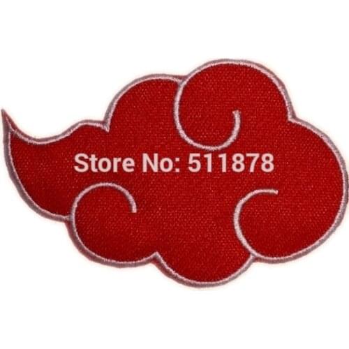 4.7" BIG The Akatsuki Logo Patch Clan Suit anime Movie TV Series cosplay Embroidered iron on patch APPLIQUE