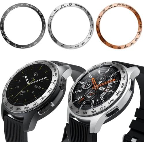 42/46mm Bezel Ring For Samsung Galaxy Watch Anti-scratch Cover Protector Fashion Scale Stainless Steel Bezel Ring Watch Parts