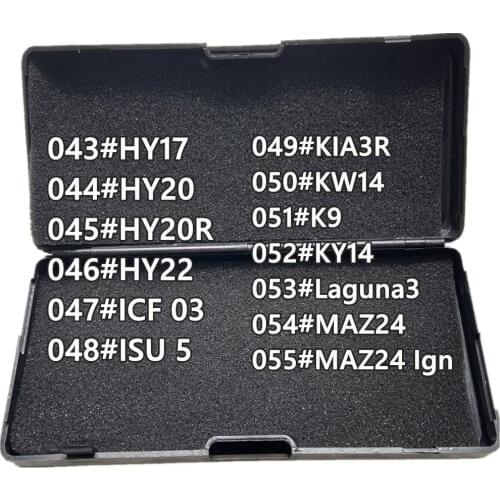 43-55 LiShi 2 in 1 tools HY17 HY20 HY20R HY22 ICF03 ISU5 KIA3R KW14 K9 KY14 LAGUNA3 MAZ24 ignition auto locksmith tools