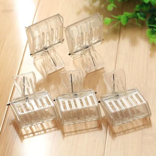 5Pcs/SET Plastic Beekeeper Queen Bee Clip Cage Catcher Beekeeping Equipment Tools 6.6x5.1x4.8cm