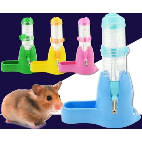 80/120ml Hamster Water Feeder Bottle Hamster Rabbit Squirrel Automatic Feeding Device Water Container Bottle Drinking Feeder
