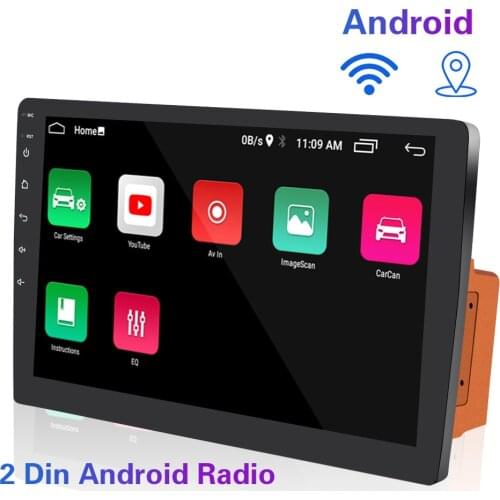 Car Multimedia MP5 Player WiFi Bluetooth MP5 Retractable GPS Autoradio Auto Parts Android 8.1 Car Radio 2 Din 10'' Touch Screen