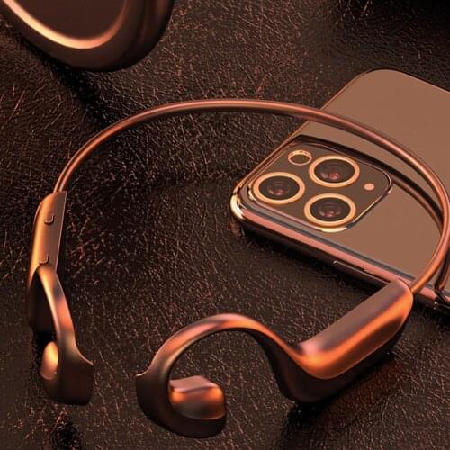 G100 Bone Conduction Wireless Bluetooth 5.0 Openear Earphone Outdoor Stereo Sports Waterproof Headphone With Microphone Headset