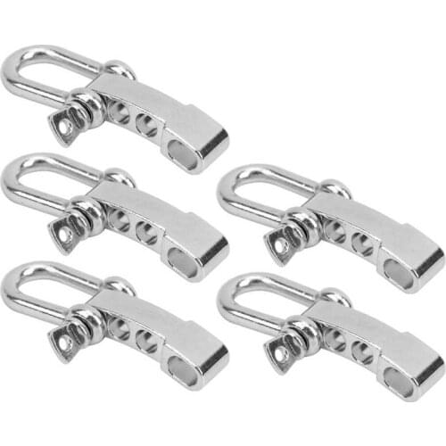 D Bow O U Buckle Lanyard Survive Parachute Cord 550 Paracord Shackle Accessory Bracelet Adjuster Outdoor Anchor Camp Kit