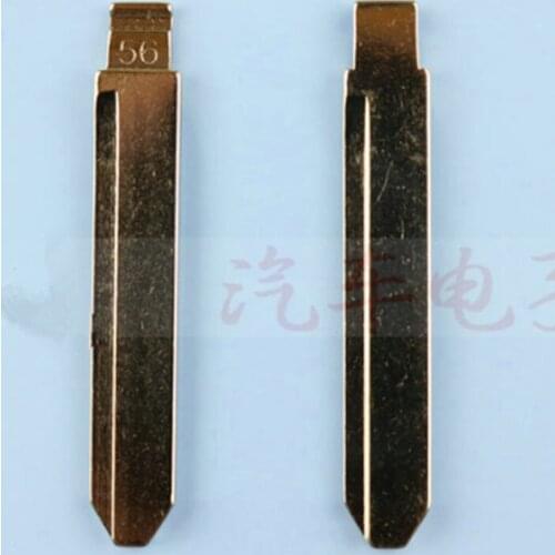 DAKATU Metal Blank Uncut Flip Remote Key Blade Type #55 For BYD F3 Right side flip key blade NO.55