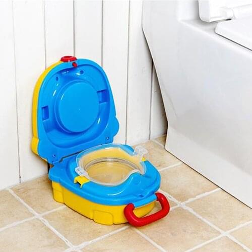 Baby Toilet Portable Travel Toddlers Kids Potty Car Squatty Potty Child Bedpan Training Girls Boys Potty Foldable Toilet Seat