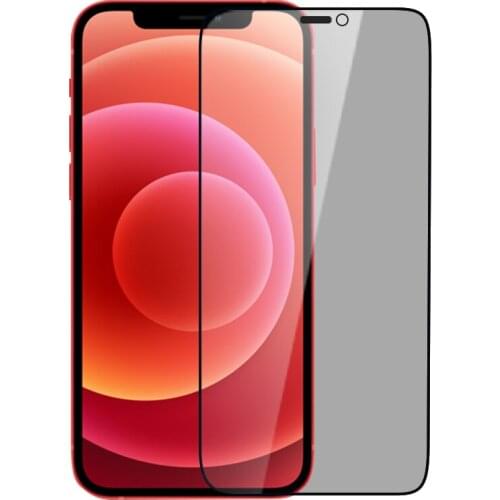 For iPhone 12 Pro Max 12 Mini Screen Protector [Privacy Protection] [Military Grade Shatterproof] Anti-Scratch Tempered Glass