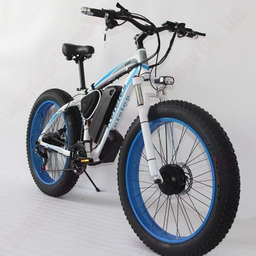 Electric 48v 1000W 1000W 1000W Brushless Chopper Fat Cruiser Ebike Tire