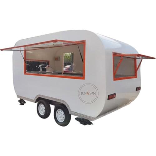 Fast food ice cream hot dog coffee customized food cart truck trailer