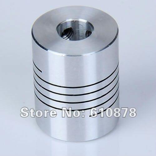 5*5 mm Aluminium CNC Stepper Motor Flexible Coupling Shaft Coupler,Inner Diameter: 5*5mm,Outer Diameter=19mm