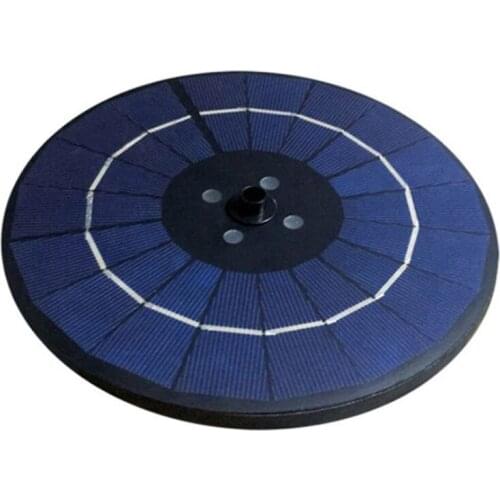 Hot-3W Solar Fountain Pump,Floating Water Fountain with 5 Nozzle,Solar Power Fountain Pump for Birdbath Pond Pool Fish Tank