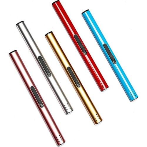 New Electric Arc BBQ Lighter Windproof Flameless Plasma Ignition Long Kitchen Lighter Gas Lighter Candle Gas Stove BBQ зажигалка