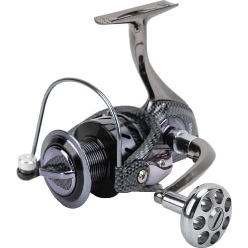 Fishing Wheel Metal Spinning Reel 13+1BB 5.5:1 Gear Ratio Fishing Reel RA6000/4000 Spinning Wheel Fishing Tackle