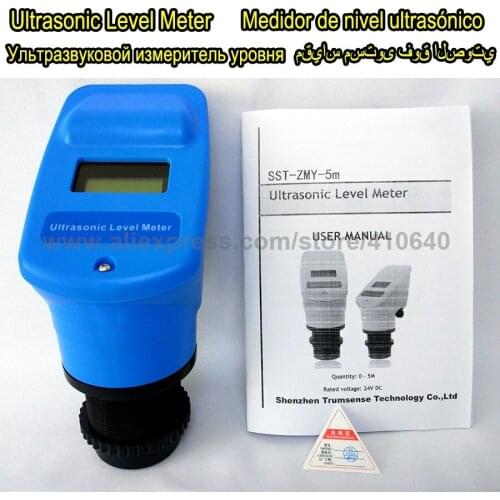 4 to 20mA Range 5m Ultrasonic Level Meter Transducer Sensor 24VDC Power Supply to measure liquid level or depth FACTORY PRICE