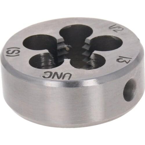 Utoolmart High Quality Round Die Hand Drive M3 x0.5mm ~ M22 x2.5mm High-quality Alloy Steel Fine Grinding Threading Tools 1pcs