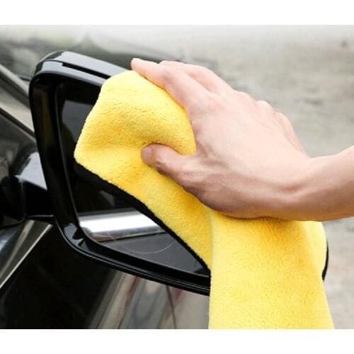 1Pcs 30X30cm High Quality car cleaning towel For Mercedes Benz A200 A180 B180 B200 CLA GLA AMG EINE B C E S Klasse CLS GLK CLK