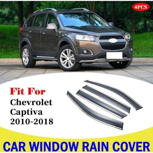 Car Window Rain Shield Visor Guards Protector Sun Wind Deflector Awning Cover For Chevrolet Captiva 2010-2018 Car Accessories