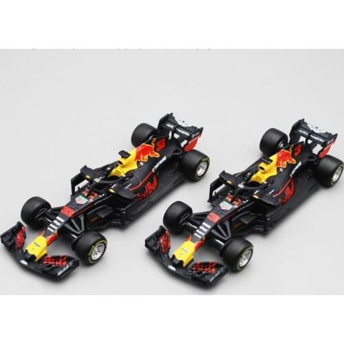1:43 Scale Alloy Die-casting RB14 F1 2018 Season 3# 33# Racing Car Beautifully Decorated High-end Collection Scene Layout