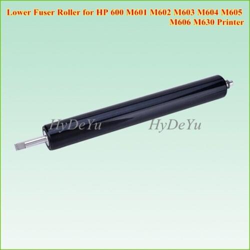 1PC Fuser sleeved Roller New Lower Fuser Roller for HP LJ Enterprise 600 M601 M602 M603 M604 M605 M606 M630 Pressure Roller