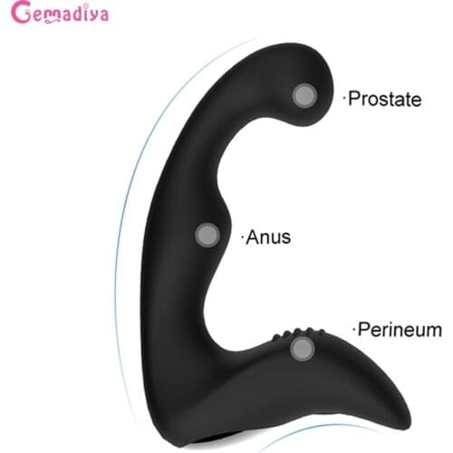 Anal Dildo Vibrator Vibrating Prostate Massager Butt Plug Anal Vibrator Anus Massager Erotic Sex Toys for Men Gay Masturbatings