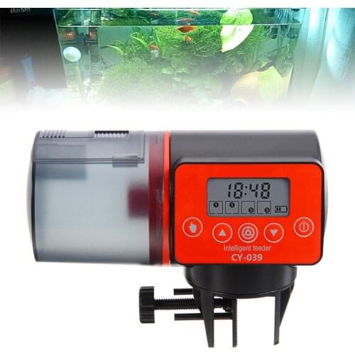 Automatic Fish Food Feeder Auto Digital LCD Feeding Timer for Aquarium Tank Pond Pet Fish Feed New Arrival