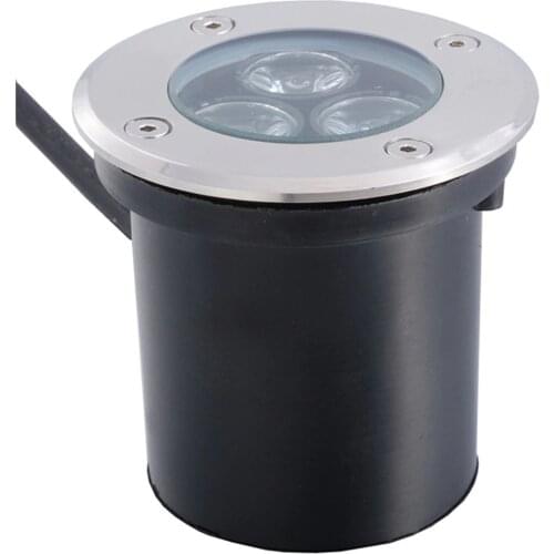 Free Shipping 3x3W Warm White/Cool White/RGB LED Underground Light IP68 Buried Recessed Floor Outdoor Lamp DC12V/AC85-265V