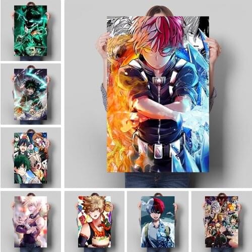 My Hero Academia Decoration Mural Japanese Anime Poster Canvas Painting and Living Room Wall Art Prints for Modern Home Decor