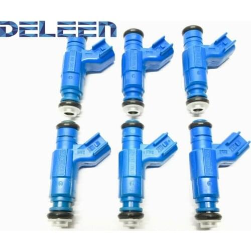 Deleen6x High impedance Fuel Injector 0280156185 / FJ827 For F ord Car Accessories