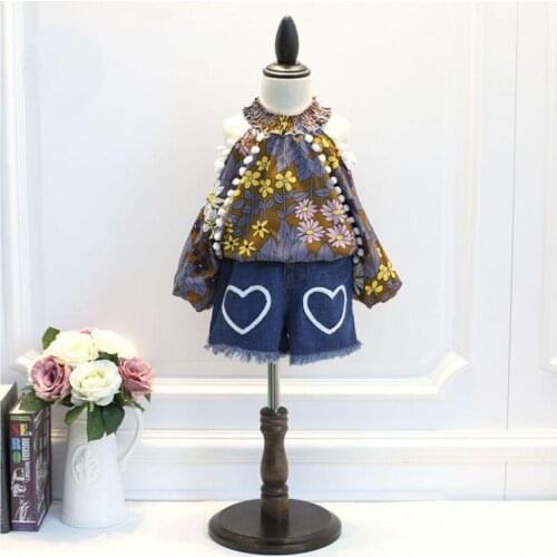 Baby Girl Floral Bottoming Tees Children Girls New Spring Summer Fashion Strapless Tees Kids Wild Clothes Girls T-shirt