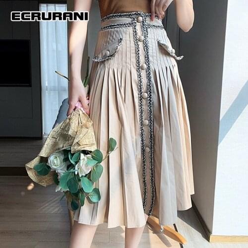 ECRURANI Womens Autumn Skirts