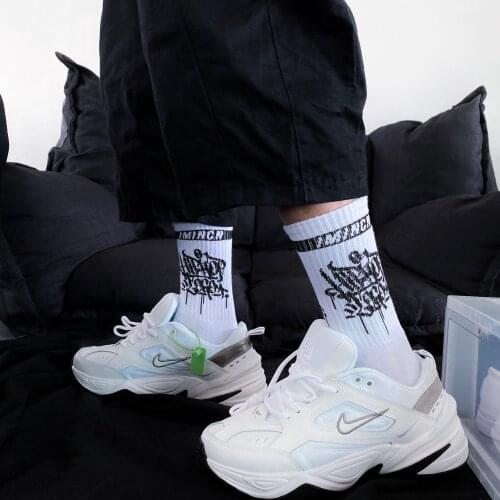 IMINCN 1Pair sport casual warm brand new hiphop Harajuku Cute Patter Ankle Socks Hipster Skateboard man Ankle Funny Socks