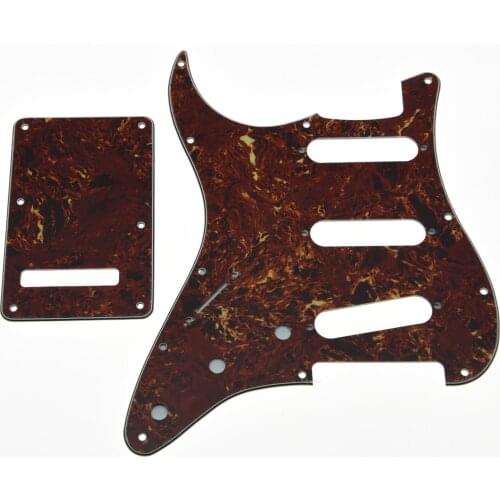 KAISH Lefty ST SSS Pickguard,Left Handed Trem Cover Set Vintage Tortoise