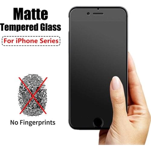 Matte Screen Protectors For iPhone 12 11 Mini Pro Max Glass Protective Cover Anti-fingerprint Film on iPhoneX XR 8 7 6s Plus 5