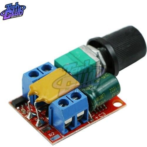 DC 3V 6V 12V 24V 35V Mini DC Motor PWM Speed Controller 90W 5A DC Motor Speed Control Switch LED Dimmer